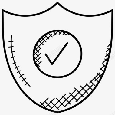 保护盾防御守卫图标图标