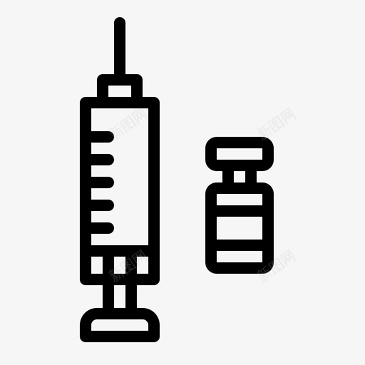 免疫学医生药物图标svg_新图网 https://ixintu.com 免疫学 医学 医生 大学 注射器 疫苗 药物