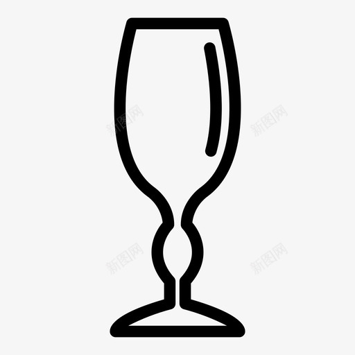 干玻璃饮料水图标svg_新图网 https://ixintu.com 干玻璃 水 葡萄酒 食品饮料 饮料