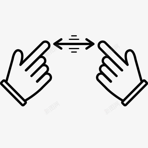 手势指示指点图标svg_新图网 https://ixintu.com 手势 指点 指示 标志
