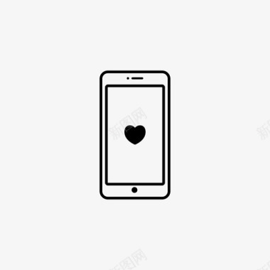 iphone心脏设备系列图标图标
