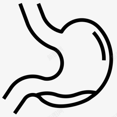 胃酸胃健康图标图标