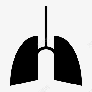 肺身体器官图标图标