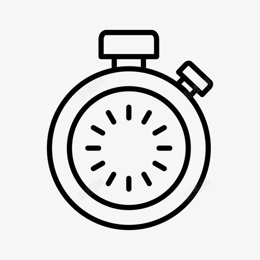 秒表时钟量具图标svg_新图网 https://ixintu.com 技术 时钟 时间 科学 科技 秒表 量具
