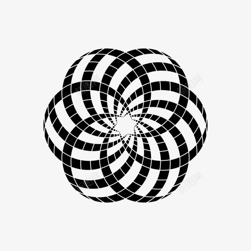 螺旋形圆形图案图标svg_新图网 https://ixintu.com 图案 圆形 螺旋形 螺旋形和圆形