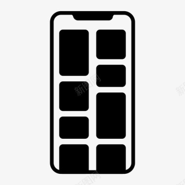 移动接口设备iphone图标图标