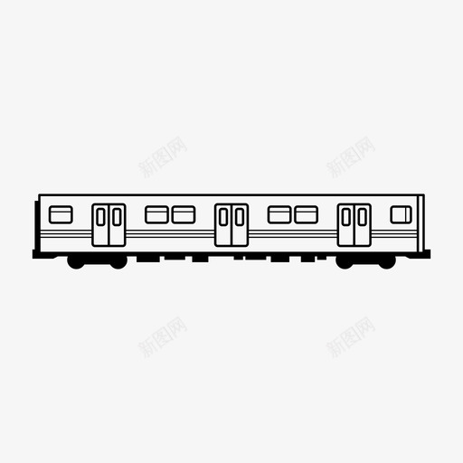 三门地铁列车公共交通铁路图标svg_新图网 https://ixintu.com 三门地铁列车 公交 公共交通 动车 地铁 轨道车 铁路