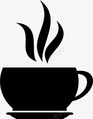 绿茶咖啡杯子图标图标