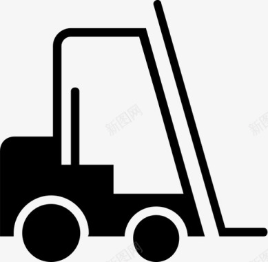 叉车重型货物工业图标图标