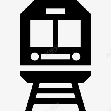 火车机车铁路图标图标