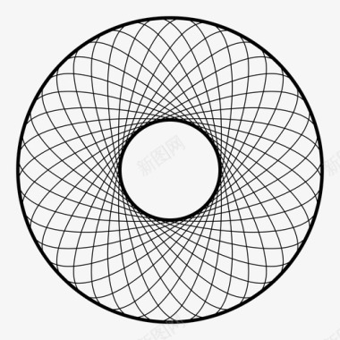 环面核心磁性图标图标