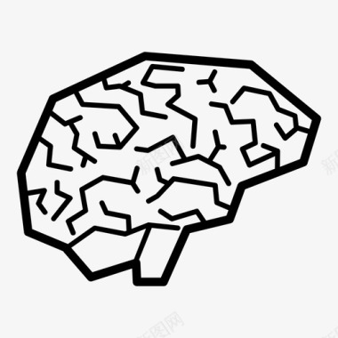 大脑人体器官智力图标图标