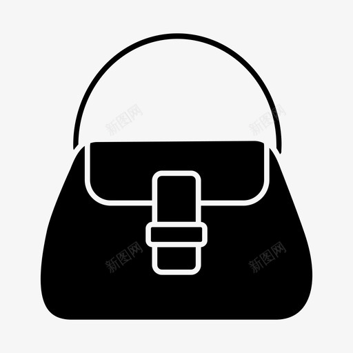 女包时装手袋图标svg_新图网 https://ixintu.com 女包 手提包 手袋 时装