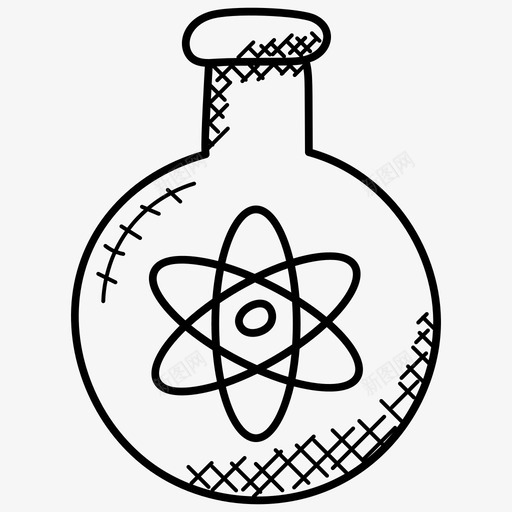 化学烧瓶锥形瓶实验室图标svg_新图网 https://ixintu.com 化学烧瓶 实验室 教育涂鸦图标 研究 锥形瓶