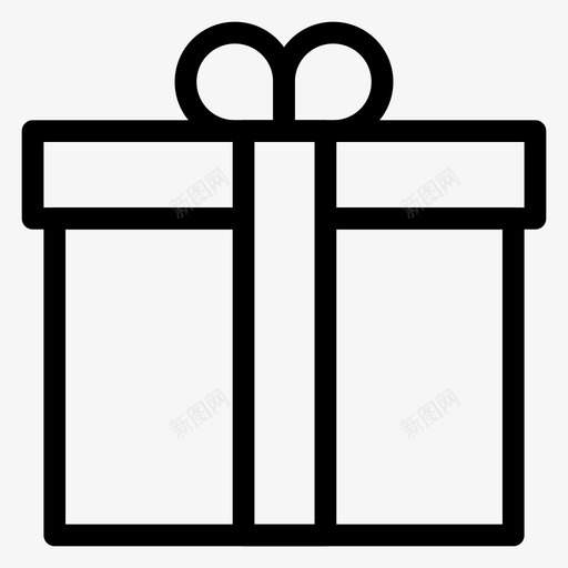 礼物盒子装饰图标svg_新图网 https://ixintu.com 丝带 包裹 母亲节 盒子 礼包 礼物 装饰
