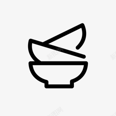 脏盘子咖啡馆食物图标图标