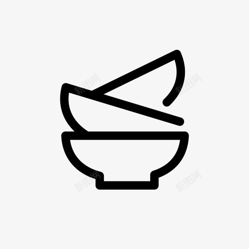 脏盘子咖啡馆食物图标svg_新图网 https://ixintu.com 咖啡馆 洗碗 盘子 脏盘子 食物