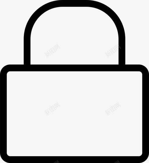 挂锁锁定保护图标svg_新图网 https://ixintu.com 不可用 事件应用程序精简 保护 安全 挂锁 锁定