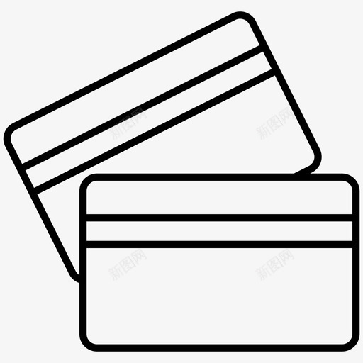 信用卡银行卡设备图标svg_新图网 https://ixintu.com 信用卡 设备 银行卡