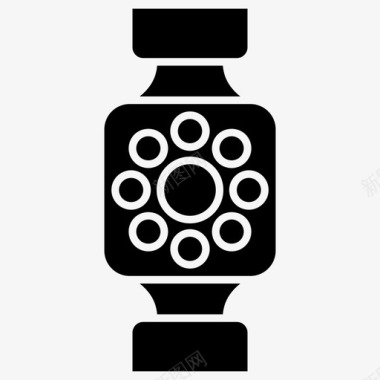 智能手表苹果手表可穿戴设备图标图标