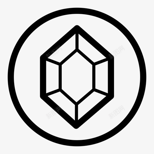 钻石辉煌水晶图标svg_新图网 https://ixintu.com 宝石 水晶 珠宝 辉煌 钻石