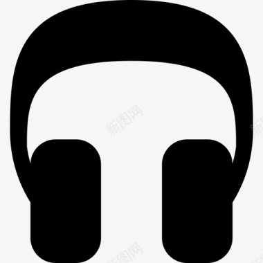大耳机音乐硬件图标图标