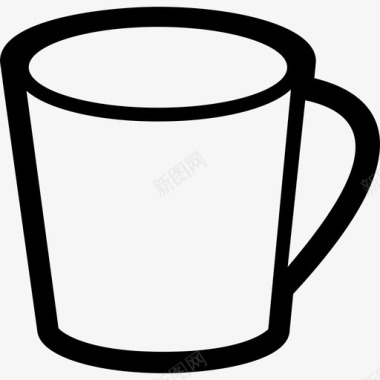 马克杯休息咖啡图标图标