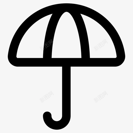 伞保护雨伞图标svg_新图网 https://ixintu.com 伞 保护 天气 遮阳伞 雨伞