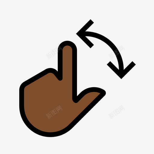 finger rotate 01svg_新图网 https://ixintu.com finger rotate 01