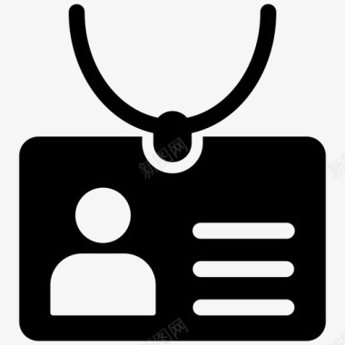 企业id企业徽章身份证图标图标