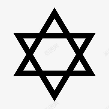 星以色列犹太人图标图标