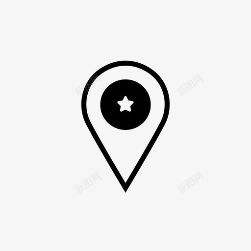 位置地图pin地点图标svg_新图网 https://ixintu.com 位置 地图pin 地点 应用程序图标