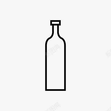 橄榄油瓶子工业图标图标