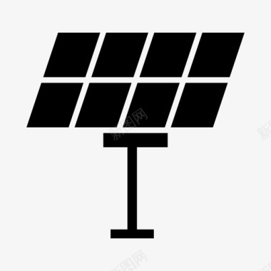 太阳能板太阳能太阳能系统图标图标