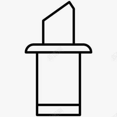 口红美容化妆品图标图标