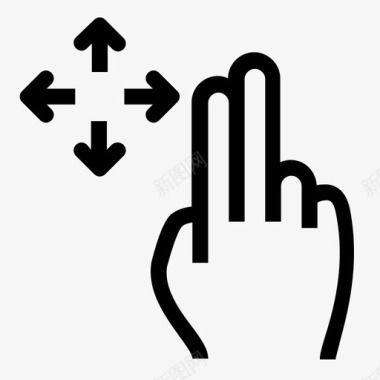 gesture_2f-drag图标