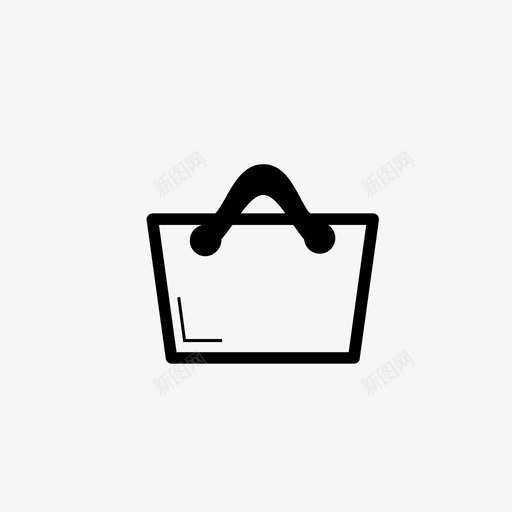 购物袋集市图标svg_新图网 https://ixintu.com 购物袋 集市