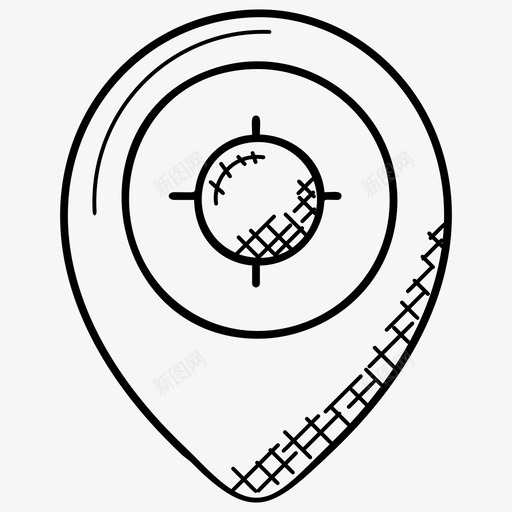 针指针探测器gps图标svg_新图网 https://ixintu.com gps 定位针 导航 探测器 精确定位 针指针 银行和金融涂鸦图标