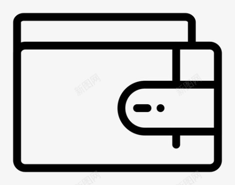 钱包卡片夹夹子图标图标