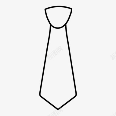 领带配件衣服图标图标