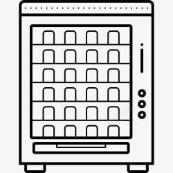 机器自动售货自动售货电器机器图标高清图片