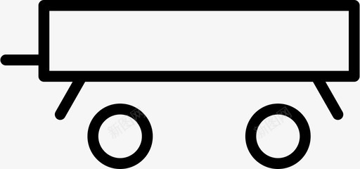 拖车物流卡车图标图标