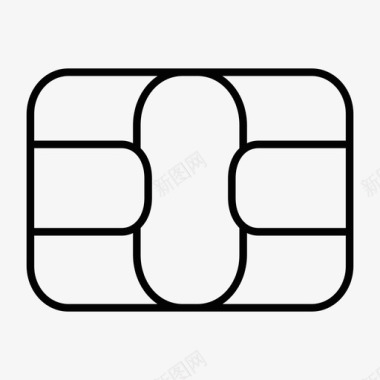 芯片卡存储卡图标图标
