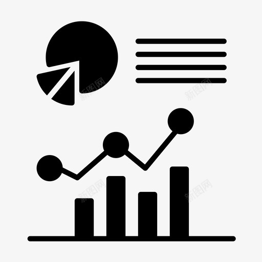 业务统计图表增长图标svg_新图网 https://ixintu.com 业务统计 信息图表 图表 增长 演示 项目管理图标实心