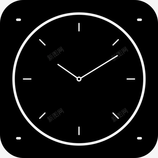 时钟闹钟应用程序图标svg_新图网 https://ixintu.com 应用程序 时钟 时间 设备 闹钟