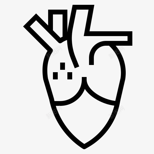 心脏血液医生图标svg_新图网 https://ixintu.com 医生 医疗部件 医院 器官 心脏 血液