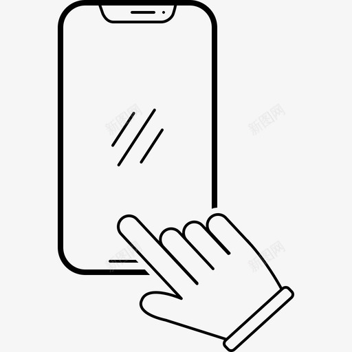拨号手iphone图标svg_新图网 https://ixintu.com iphone 手 技术 拨号 键盘