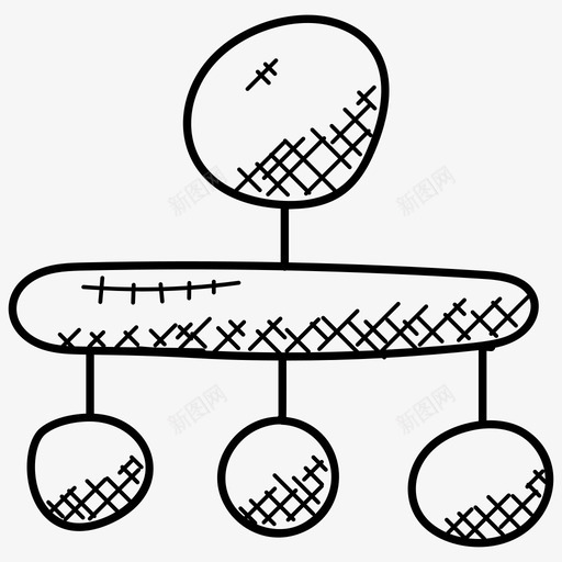 工作流程层次结构网络结构图标svg_新图网 https://ixintu.com 层次结构 工作流程 组织结构图 网络 网络结构 网页设计和开发涂鸦图标