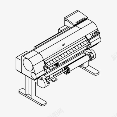 绘图仪大幅面工具图标图标