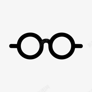 阅读眼镜眼镜光学图标图标